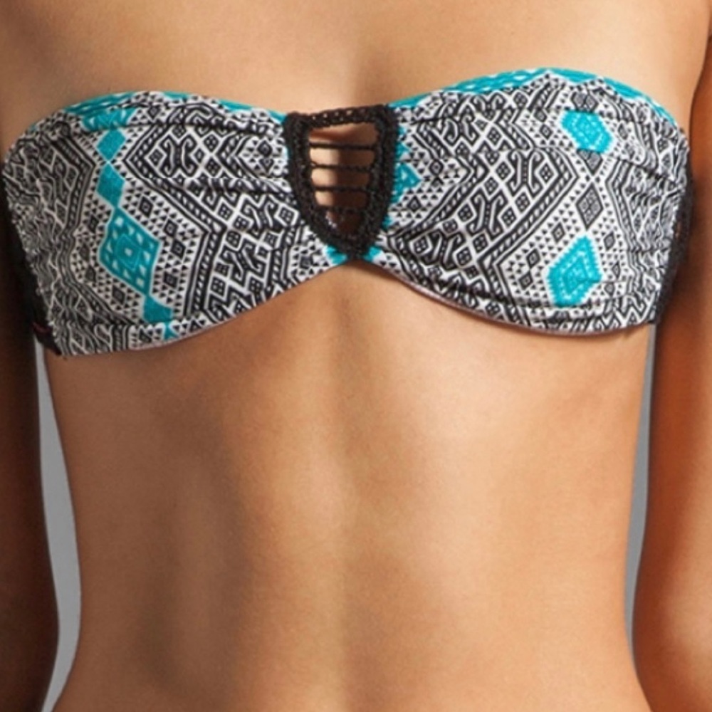 NWT Acacia Swimwear Buenos Aires Bandeau Thai Bikini Top - Picture 4 of 6